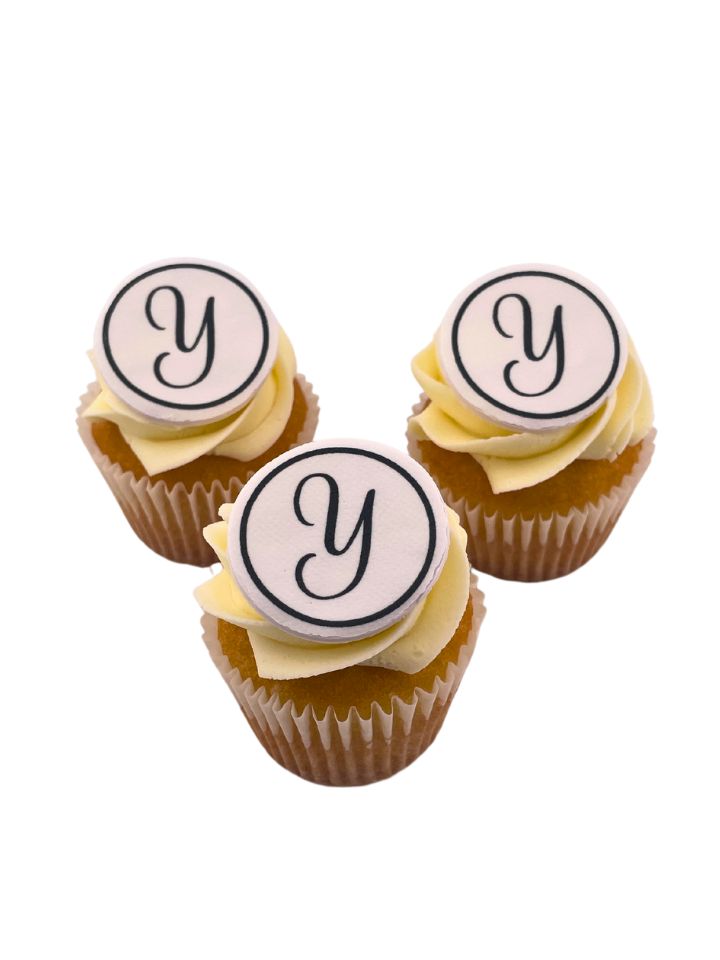 Bar Mitzvah Mini Cupcakes with Custom Toppers