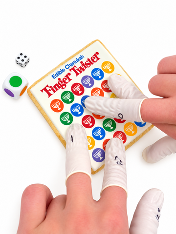 Chanukah Edible Finger Twister