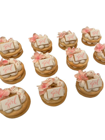 Baby Girl Cookie Stacks