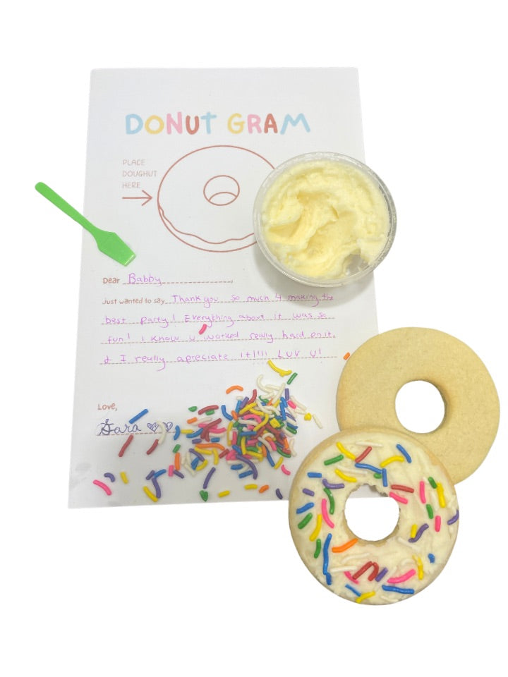 Chanukah Cookie Decorating Kit/Donut-Gram